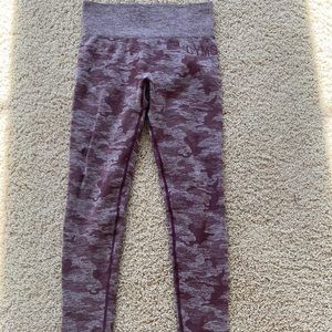 Gymshark Berry Camo Leggings